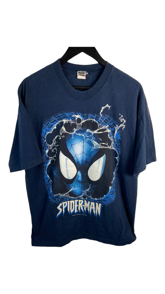 Load image into Gallery viewer, VTG Mad Engine Marvel Spiderman Tee Sz L
