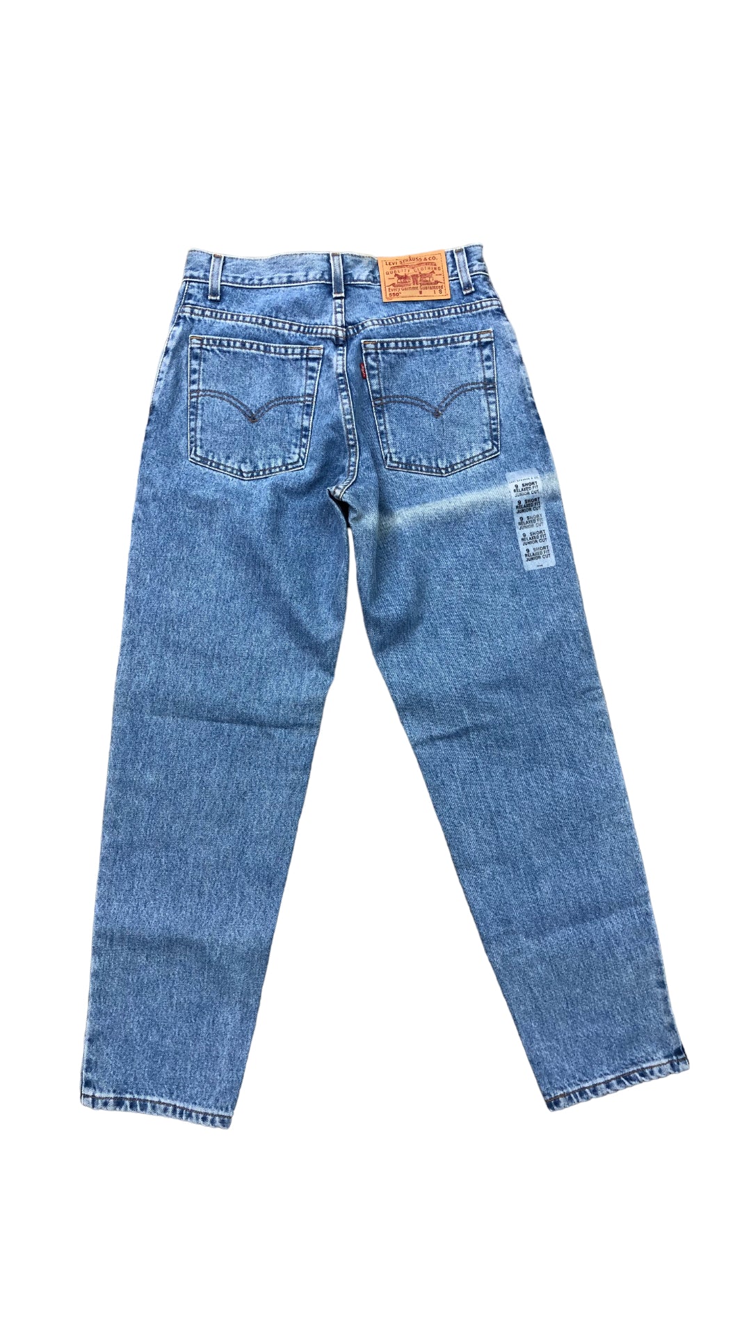 VTG Nos Levi's 550 Blue Jeans Sz 30x29