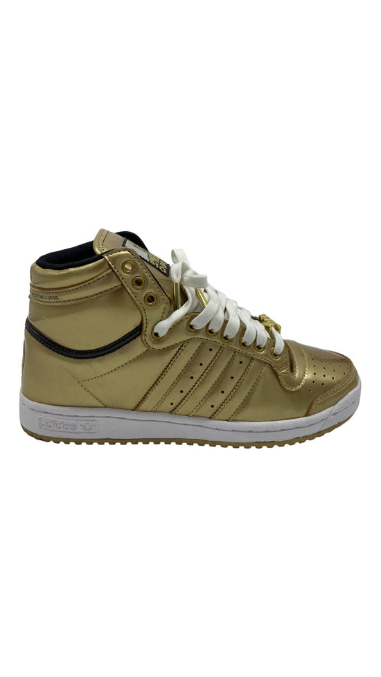 Load image into Gallery viewer, Preowned Adidas Top Ten Hi Star Wars C-3PO Sz 8M/9.5W FY2458
