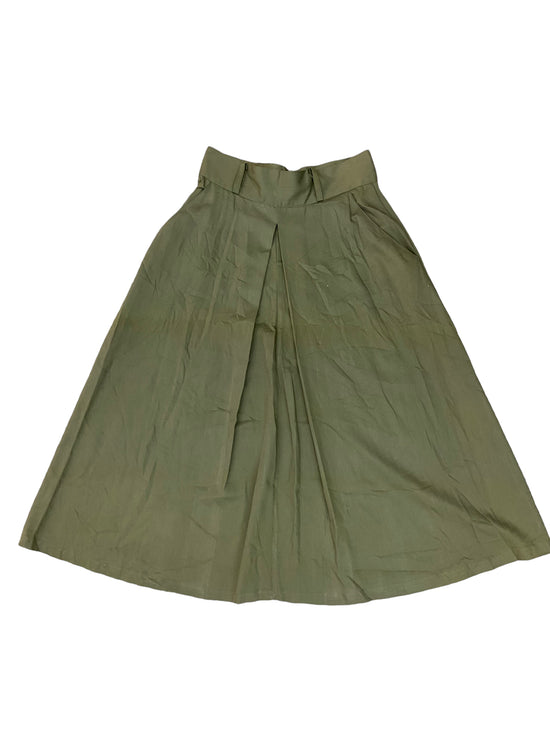 VTG CC magic Toni Garment Green Maxi Skirt Sz 32x35