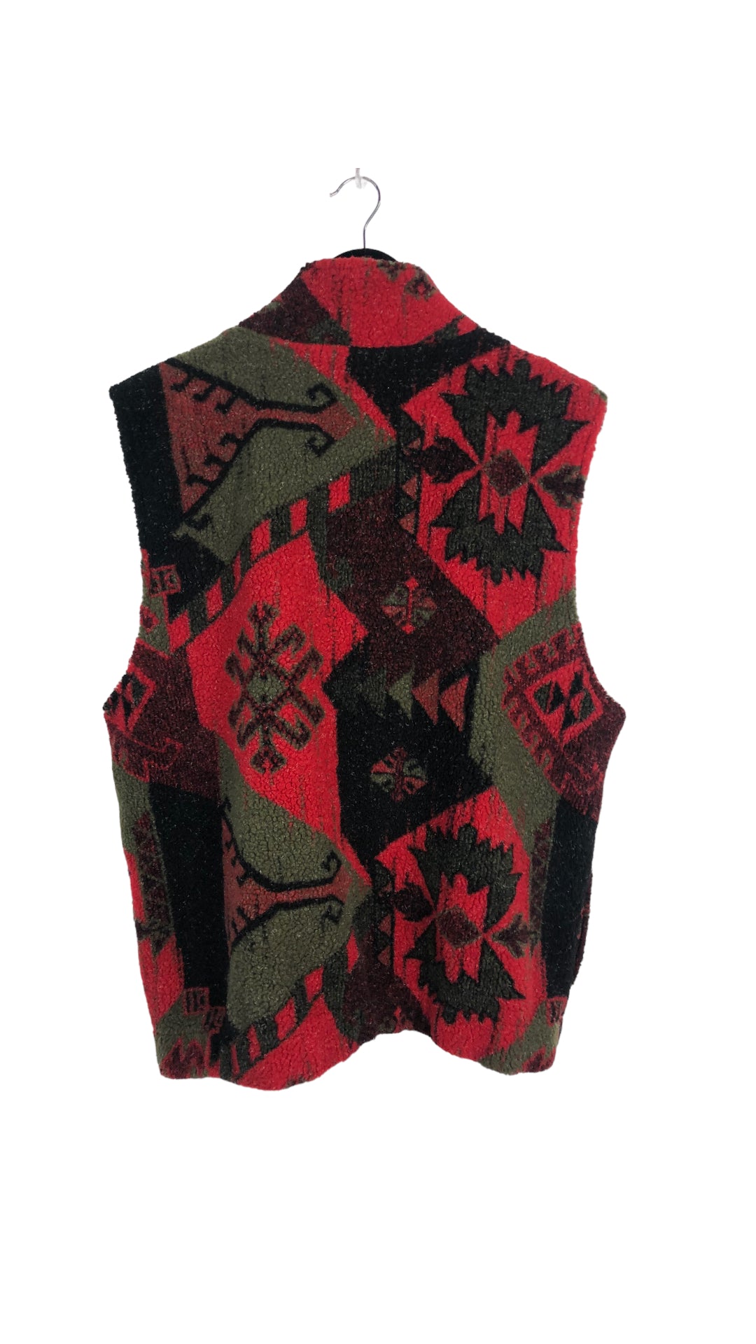 Load image into Gallery viewer, VTG Aztec Fleece Sweater Vet Sz L
