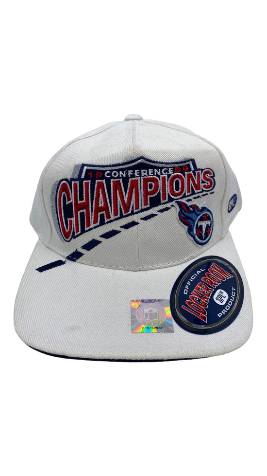 VTG 1999 Tennessee Titans Conference Champs Velcroback Hat