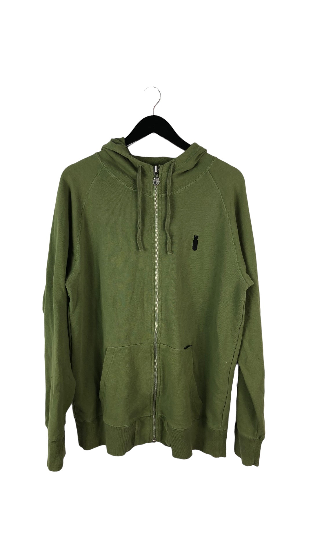 Load image into Gallery viewer, The Hundreds Green Zip Up Jacket Sz L
