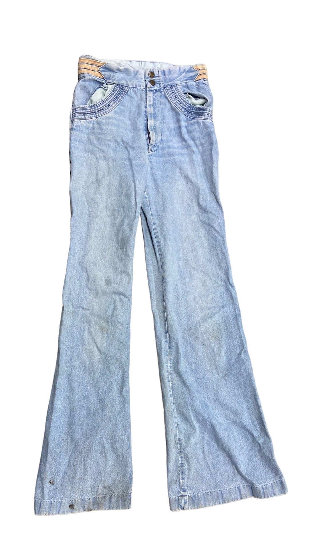 VTG Wmn's Flare Blue Jeans Sz 26x32
