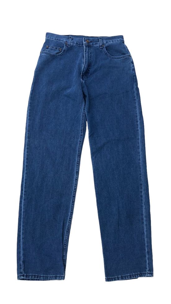 VTG Arizona Straight Leg Lined Blue Jeans Sz 30x32