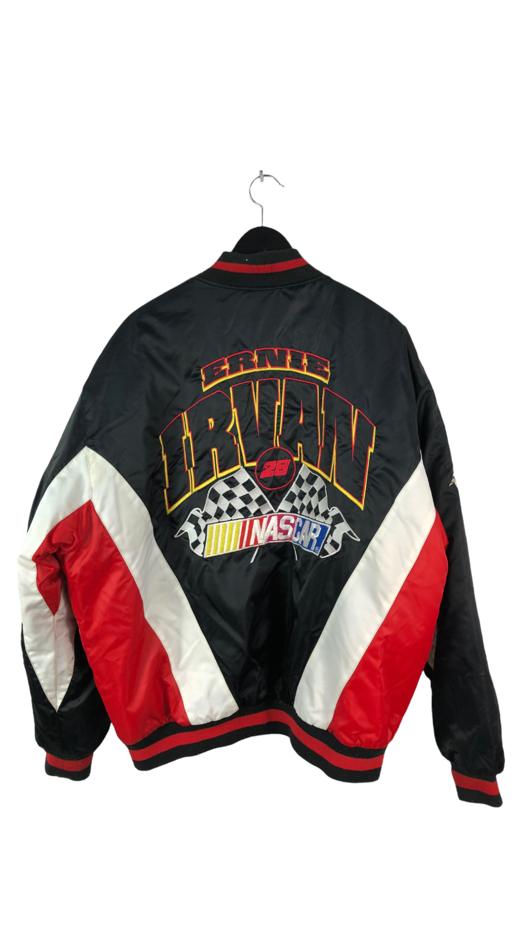 VTG Ernie Irvan 28 NASCAR Nylon Jacket Sz XL