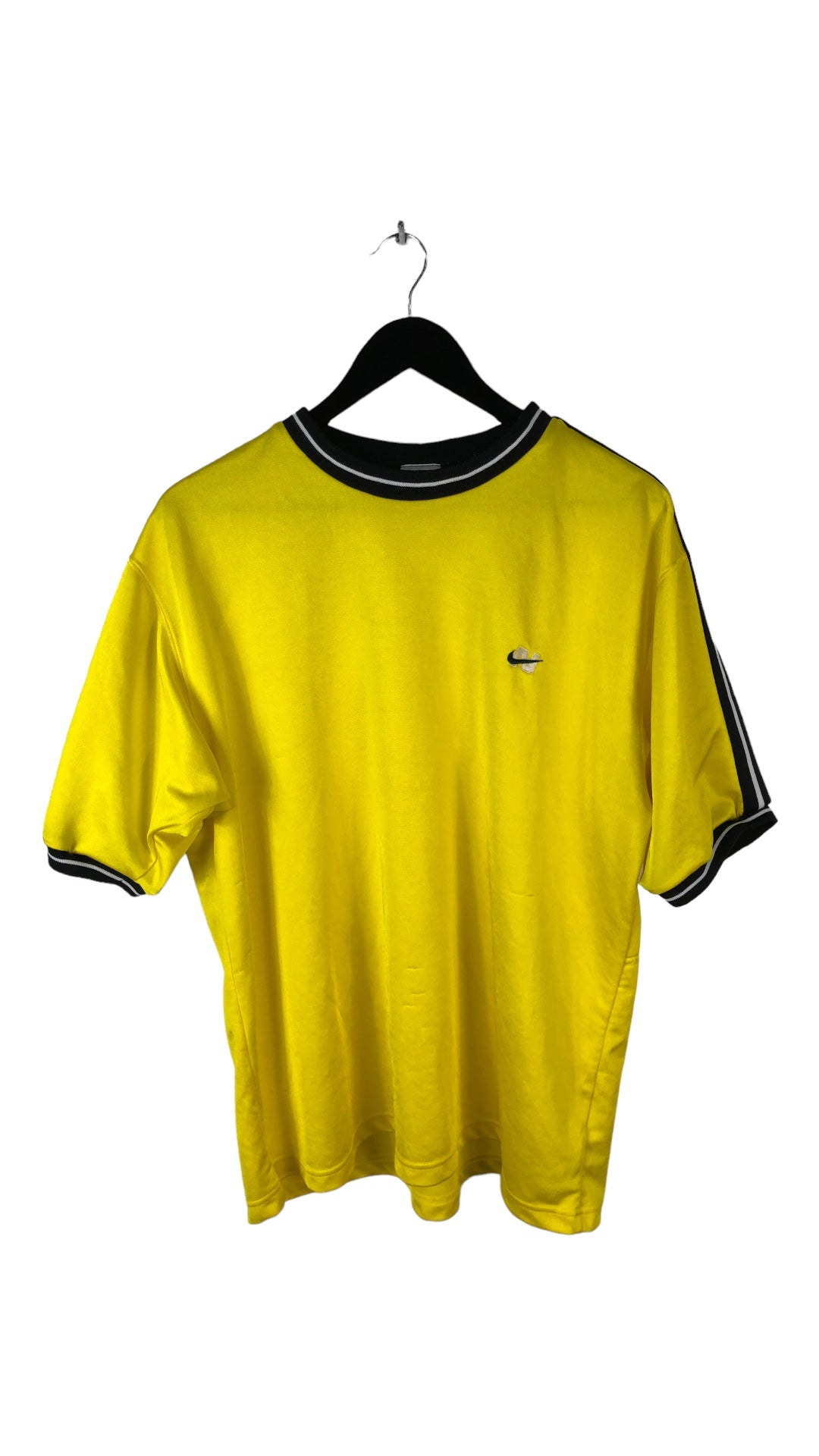 VTG Nike N Logo Yellow Jersey Sz L/XL