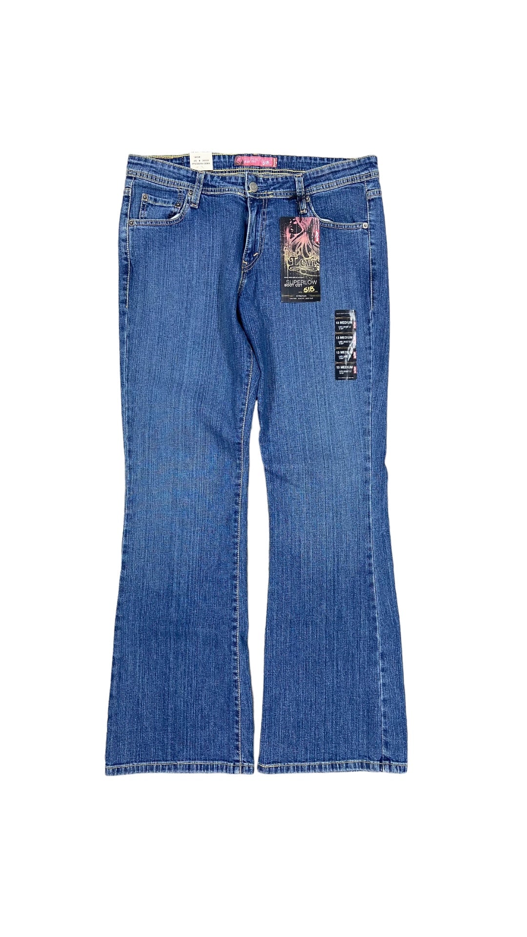 VTG Levi's Super Low Boot Cut Jeans Sz 34x32
