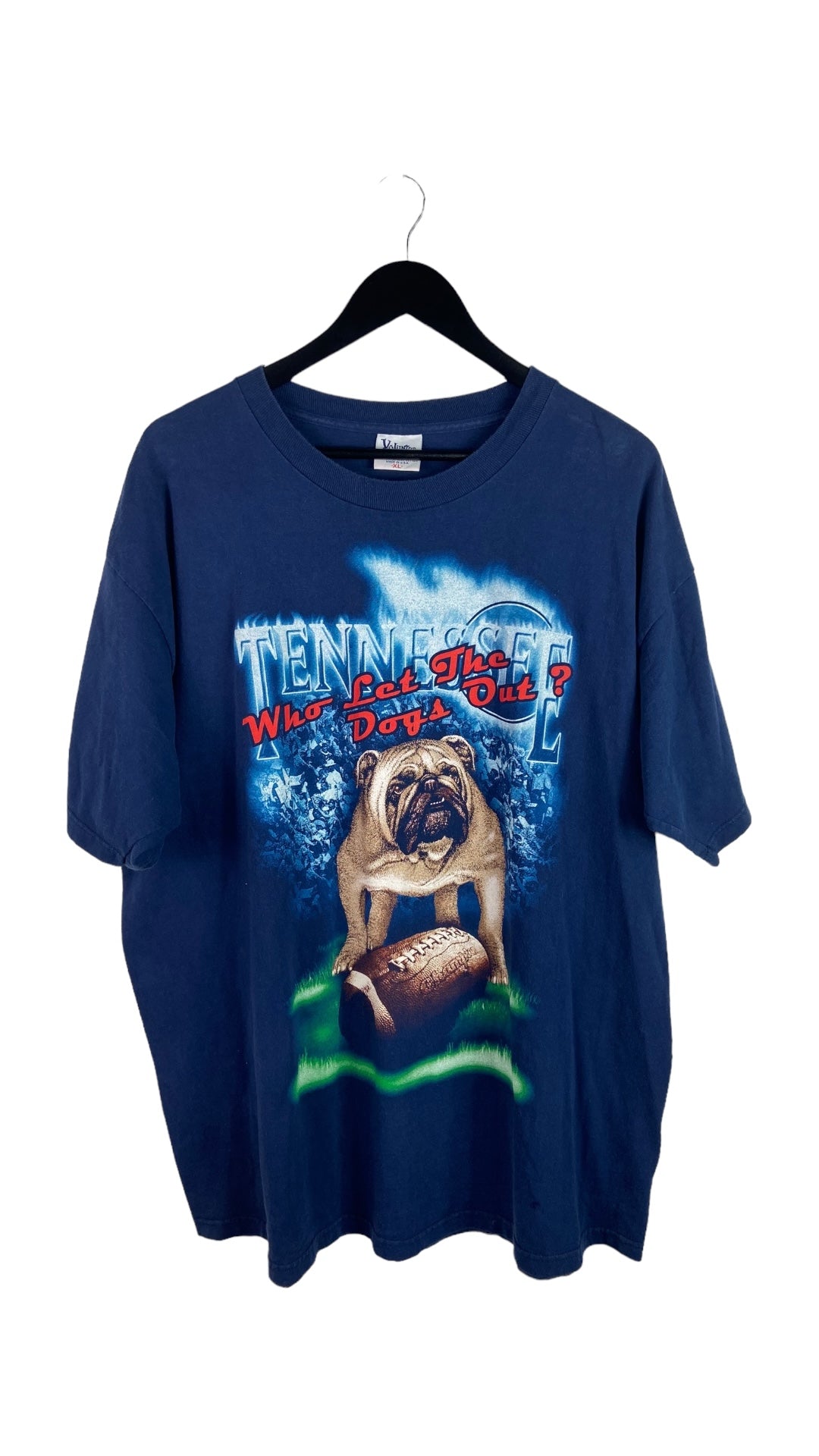 Y2K Tennessee Titans Let the Dogs Out Tee Sz XL