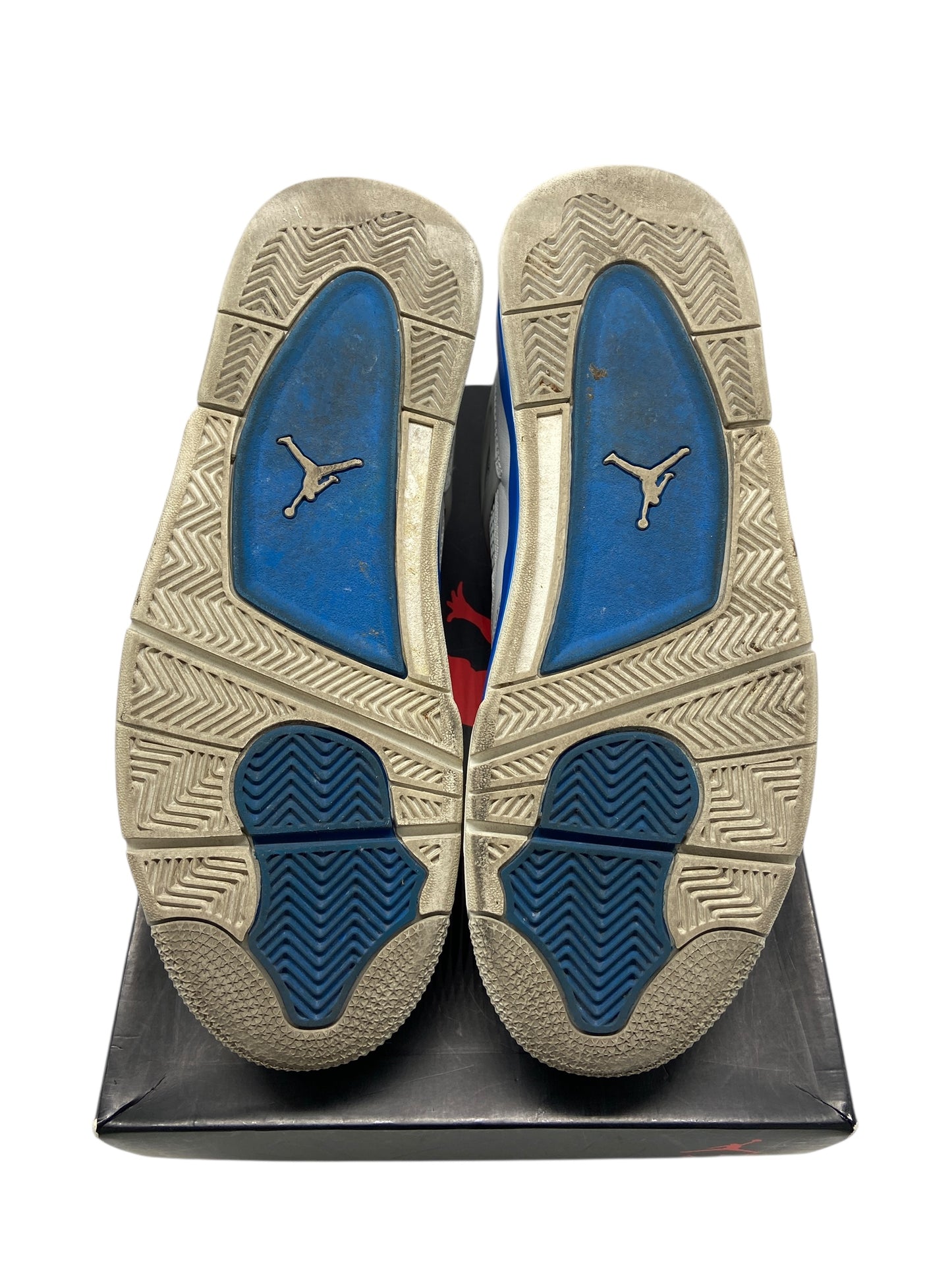 Preowned 2012 Air Jordan 4 Retro 'Military Blue' Sz 10M/11.5W