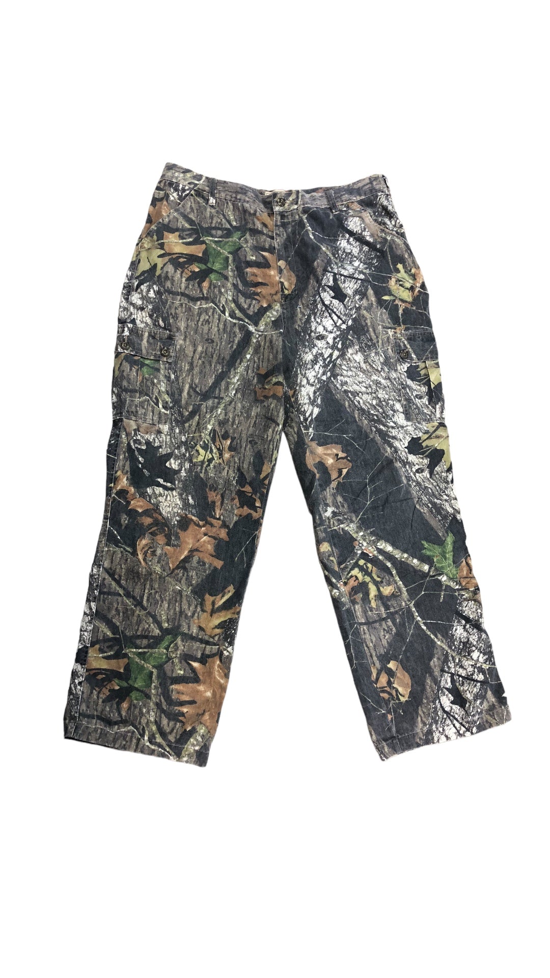 VTG Mossy Oak Dark Leaf Pants Sz 40x32