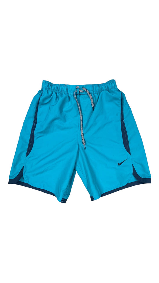 Y2K Nike Teal Board Shorts Sz M