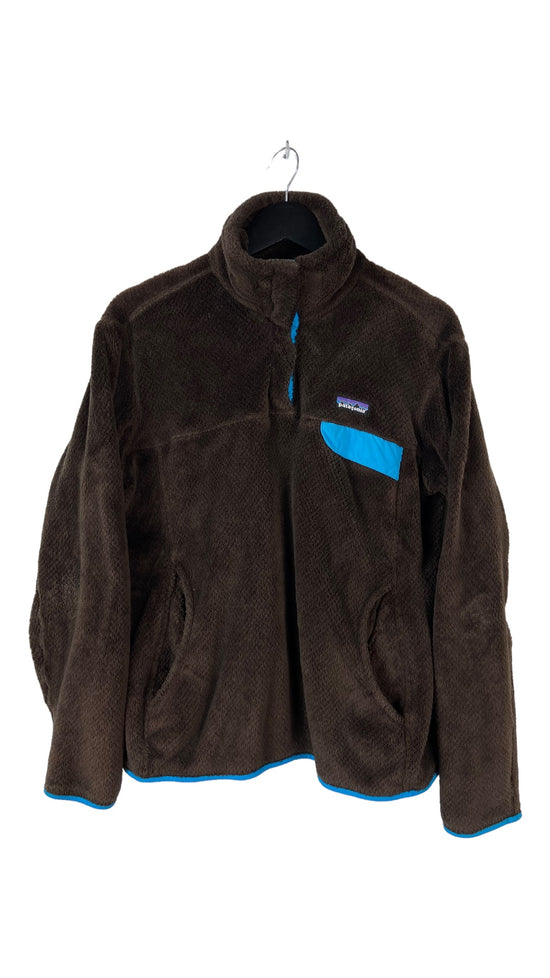 VTG Patagonia Brown/Light Blue Pullover Jacket Sz Women’s L