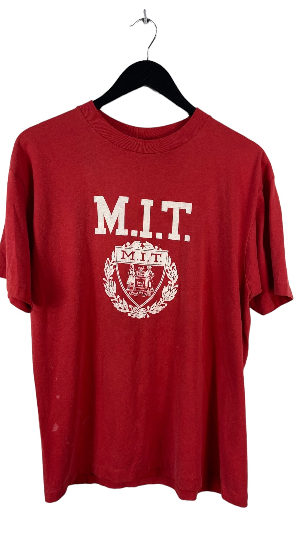 VTG MIT Mens Et Manus Logo Tee Sz L