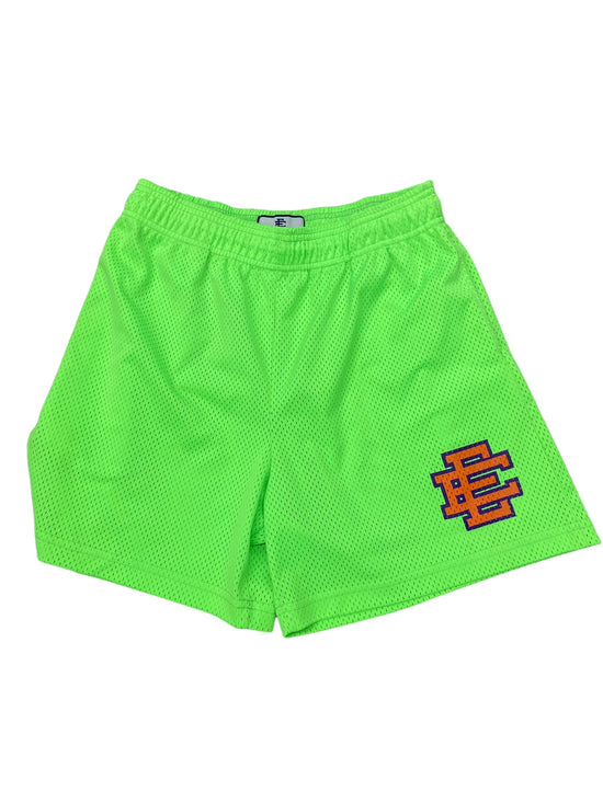 Preowned Eric Emanuel Neon Green Shorts Sz L
