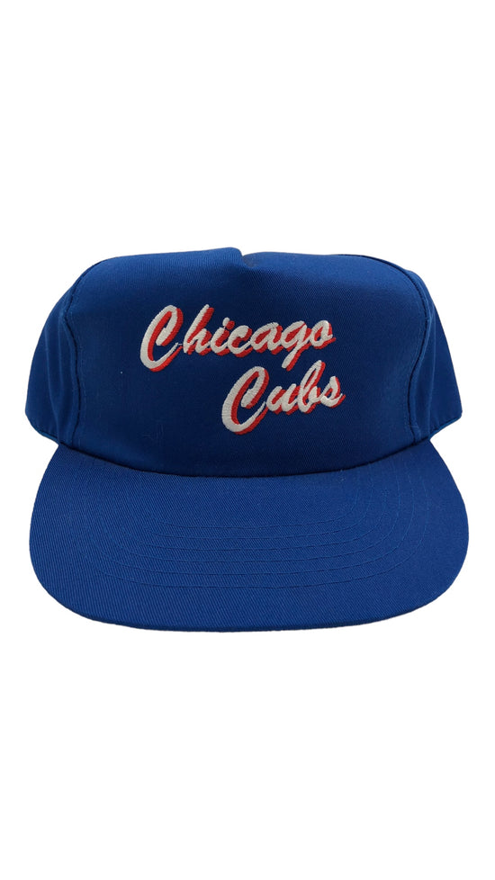 VTG Chicago Cubs Manwich Promo Blue Hat