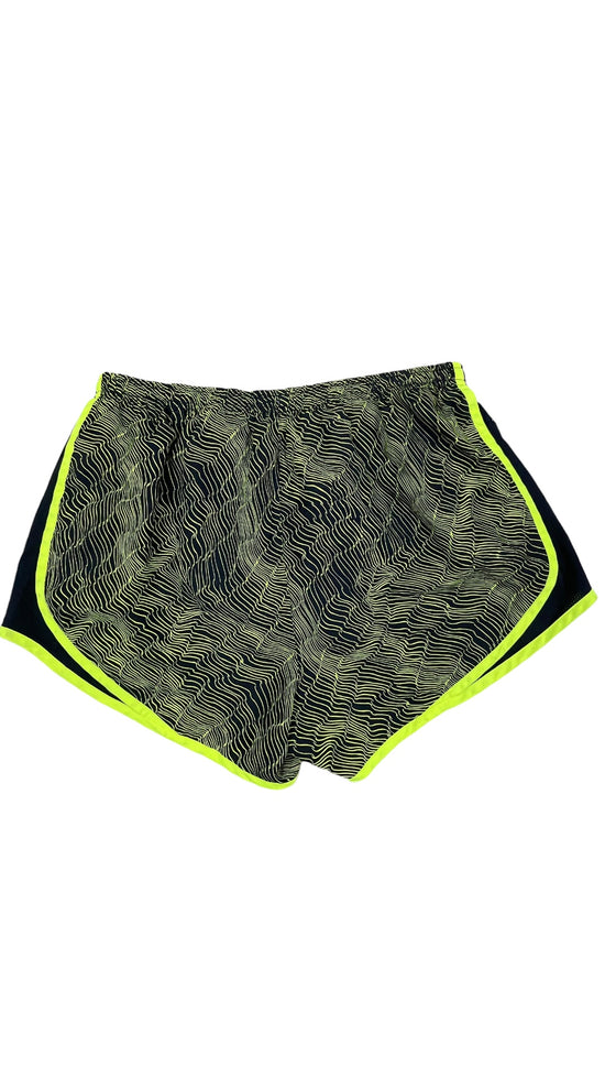 Wmns Nike Dri-Fit Green/Black Running Shorts Sz M
