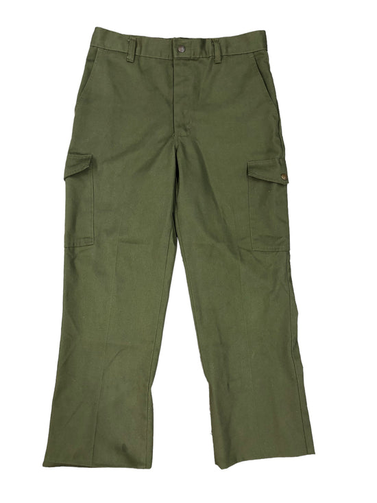 VTG Boy Scouts Of America Green Pants Sz 32x26