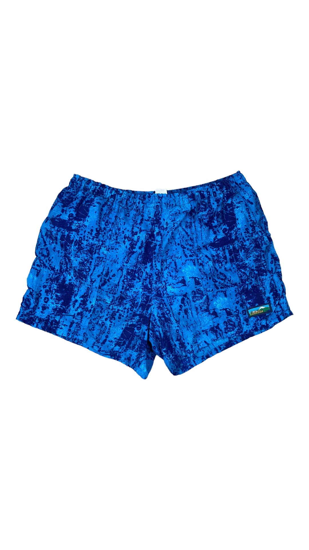 Vtg Cabela's Pattern Swim Shorts Sz XL