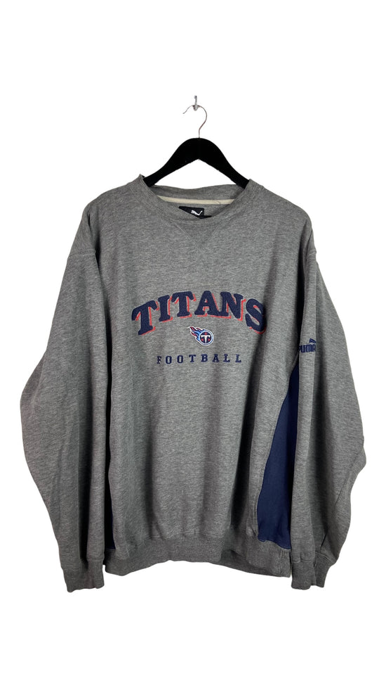 VTG Tennessee Titans Football Gray Sweatshirt Sz XL/2XL