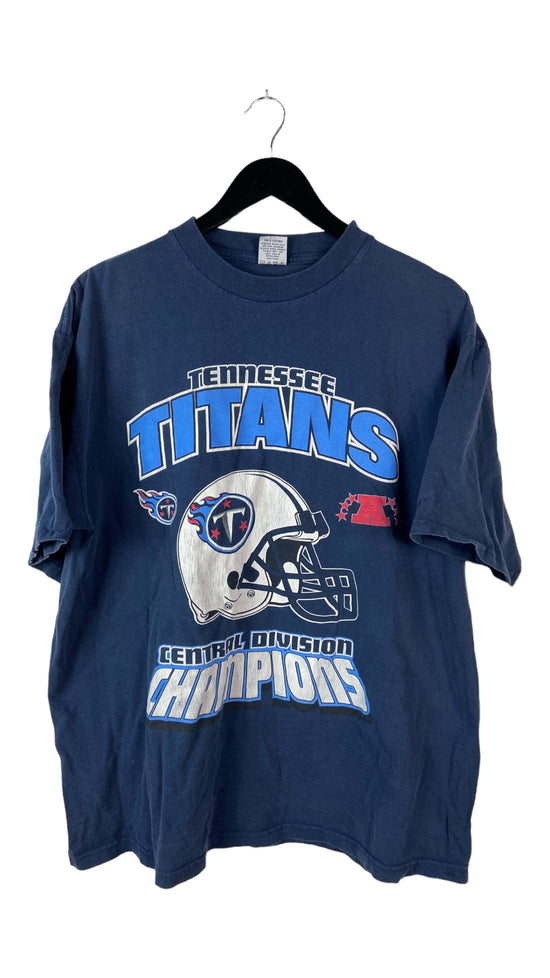 VTG Tennessee Titans Central Division Champs Tee Sz XL