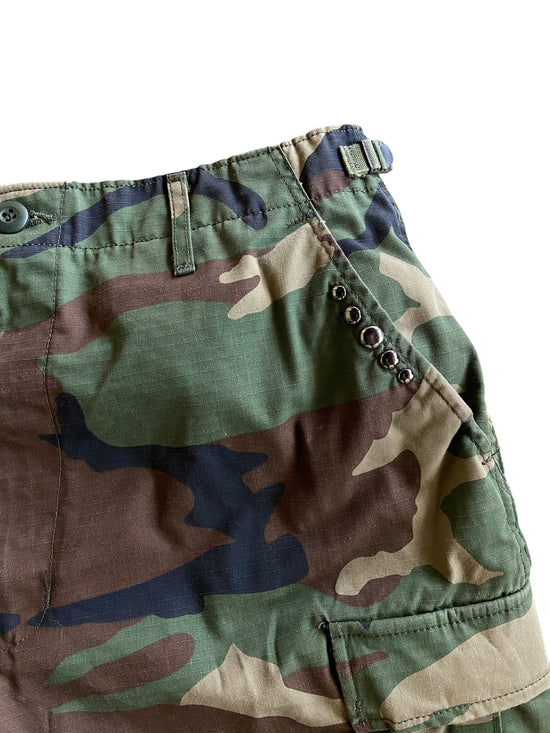 Reworked Studded Baggy Light Camo Shorts by david turner