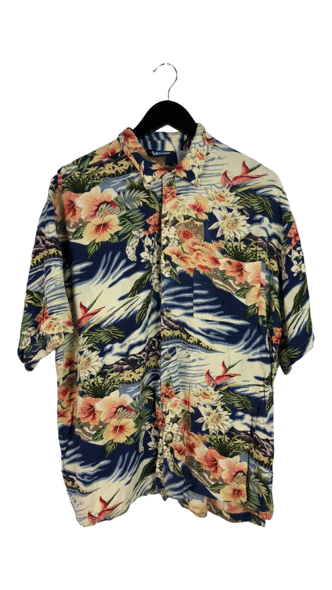 VTG Laguna Multicolor Flower Hawaiian Shirt Sz XL/2XL