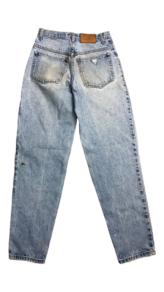 VTG Guess Button Fly Jeans Style 10075 Sz 27x31