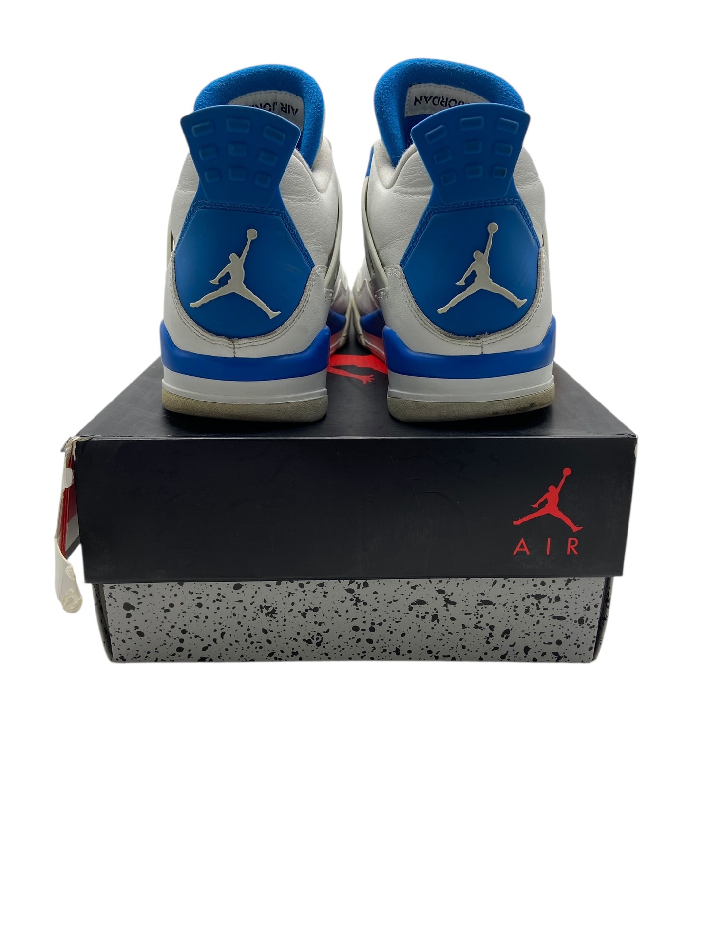 Preowned 2012 Air Jordan 4 Retro 'Military Blue' Sz 10M/11.5W