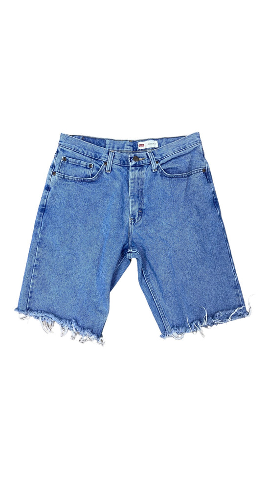VTG Wrangler Blue Denim Shorts Sz 34”
