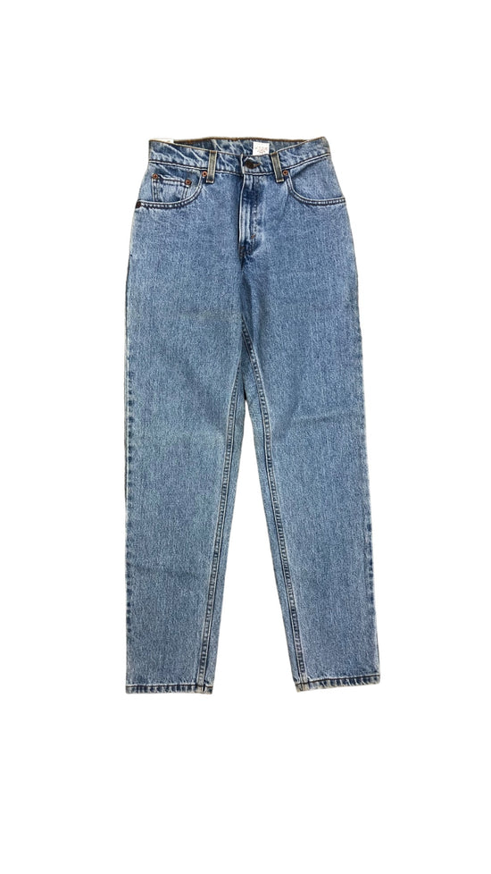 VTG Levi's 550 Relaxed Fit Junior Cut  Blue Jeans Sz 24x31