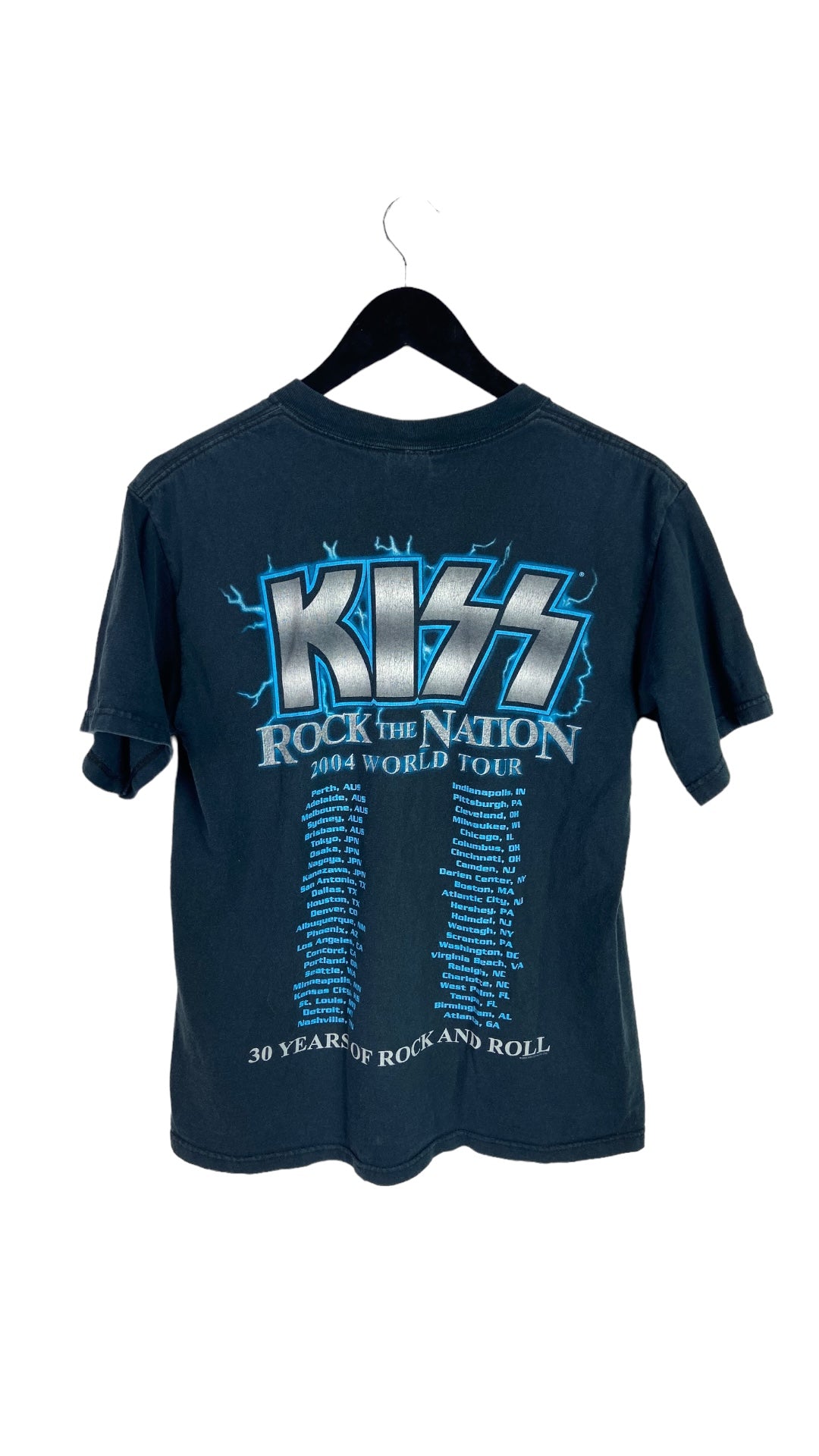 VTG Kiss Rock The Nation 04 Tour Tee Sz M