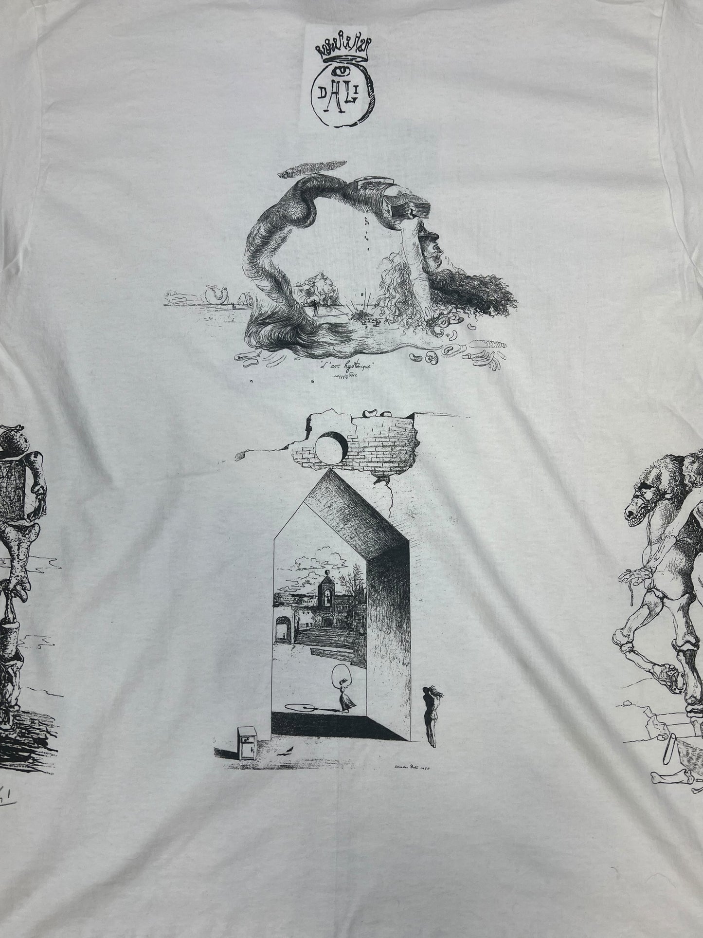 VTG Salvador Dali Museum Test Print Tee Sz XL