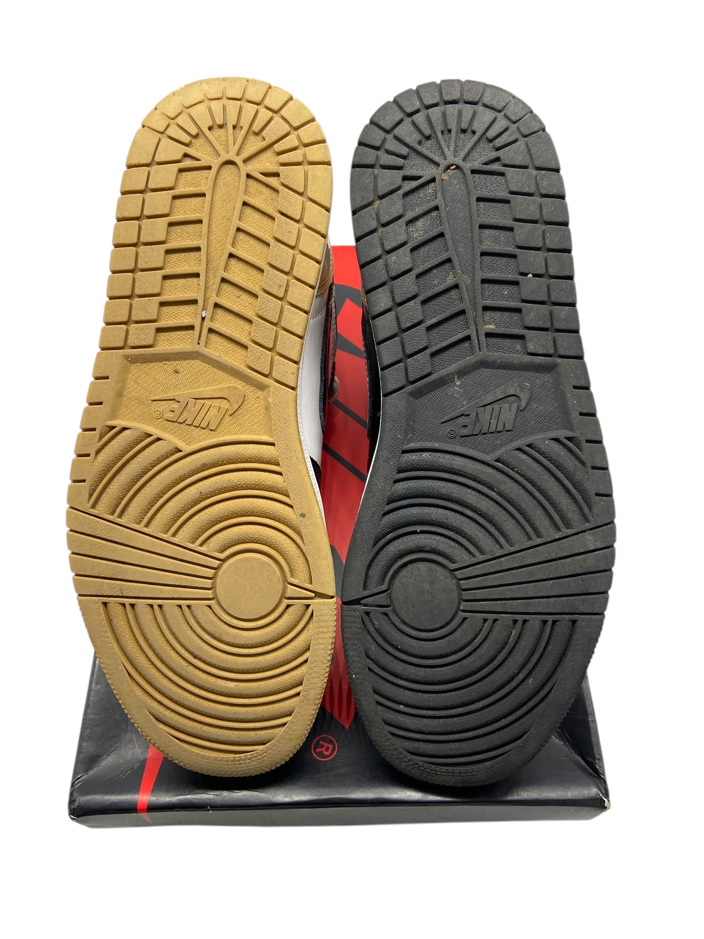 Preowned Air Jordan 1 Retro High OG NRG 'Gold Toe' Sz 9.5M/11W
