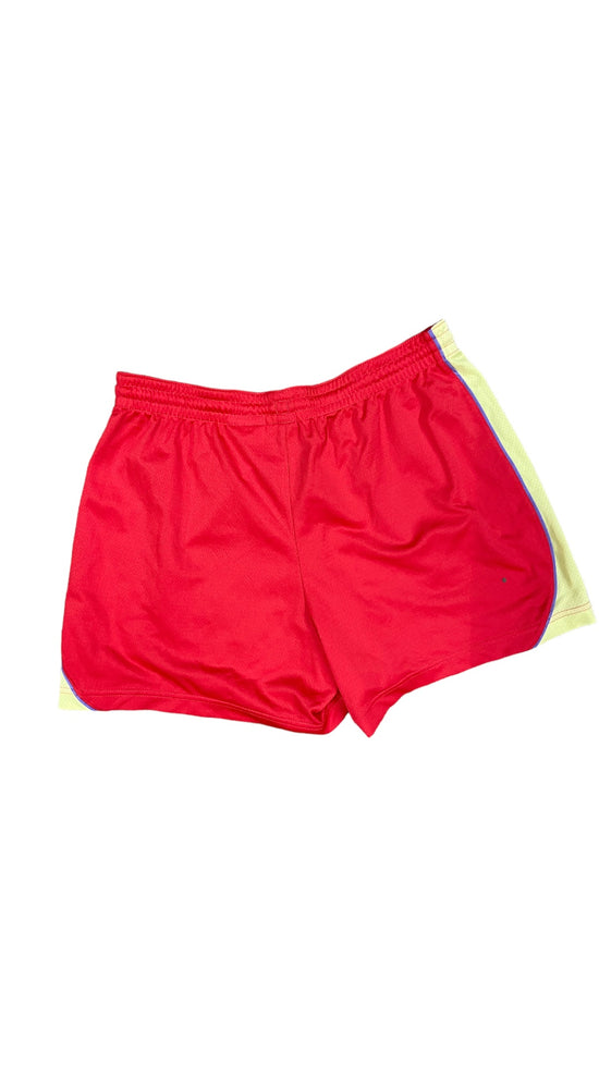 Wmns Nike Dri-Fit  Red/Yellow Shorts Sz M