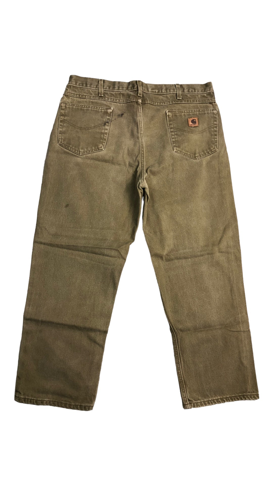 VTG Khaki Carhartt Jeans Sz 39x29