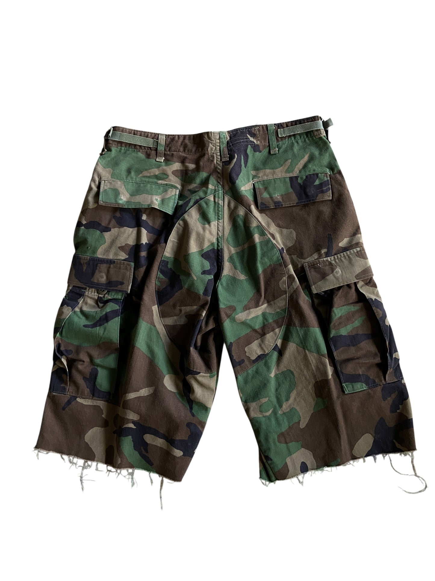 Reworked Camo Cargo Shorts by david turner