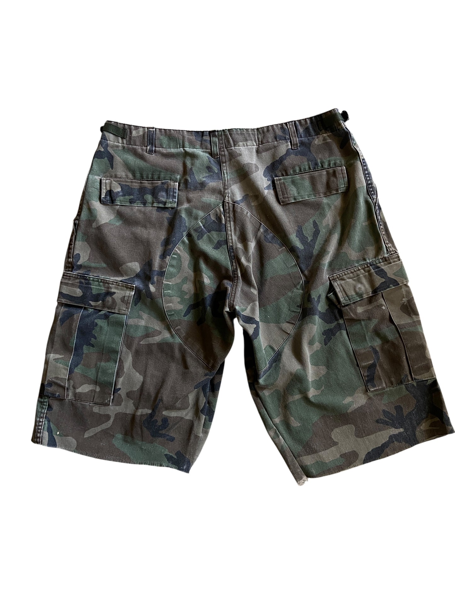 Reworked Baggy Camo Shorts by david turner