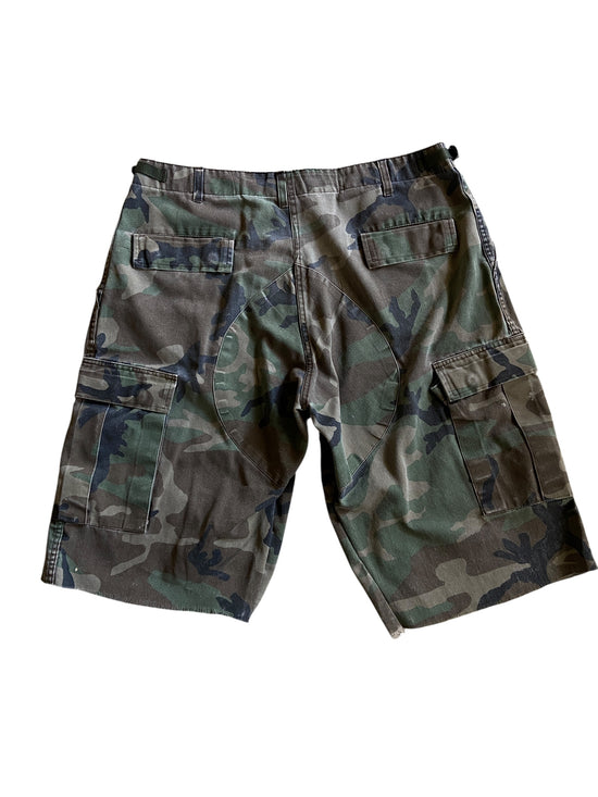 Reworked Baggy Camo Shorts by david turner