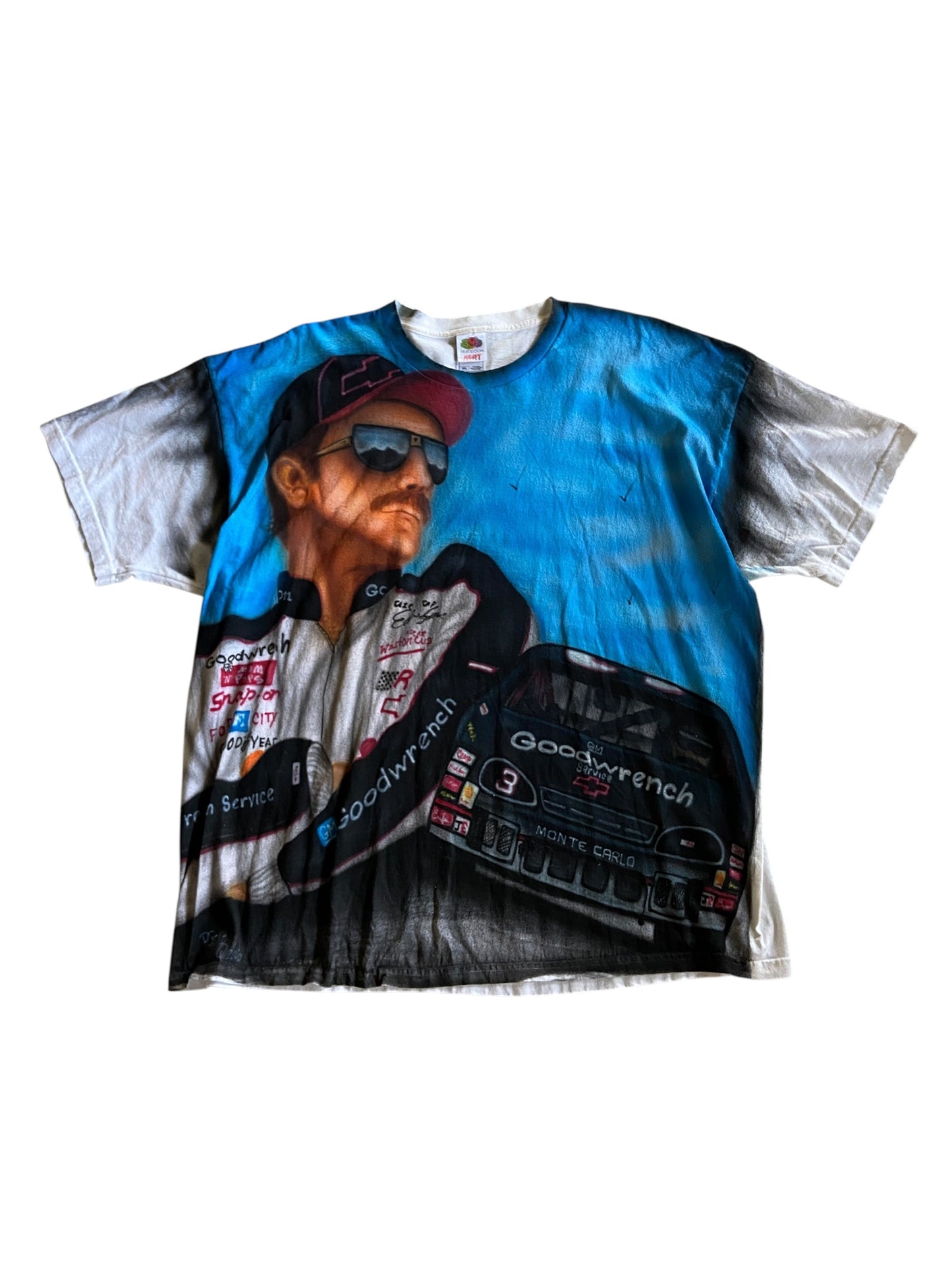 VTG Dale Earnhardt Airbrushed Big Print Tee Sz 3XL
