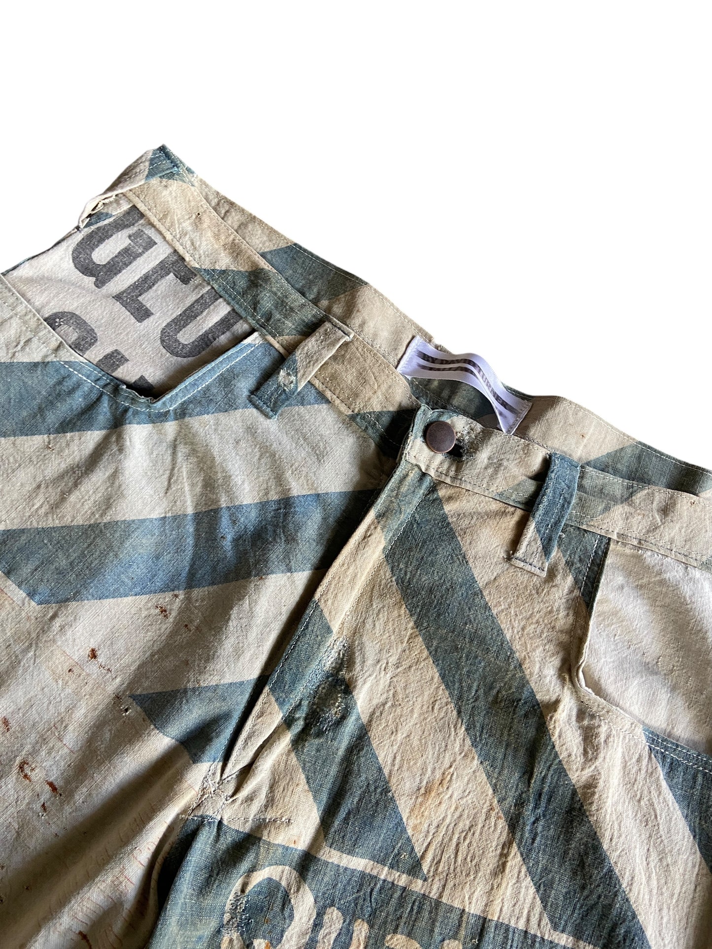 Reworked Quaker Broiler Mash Bagsack Pants by david turner