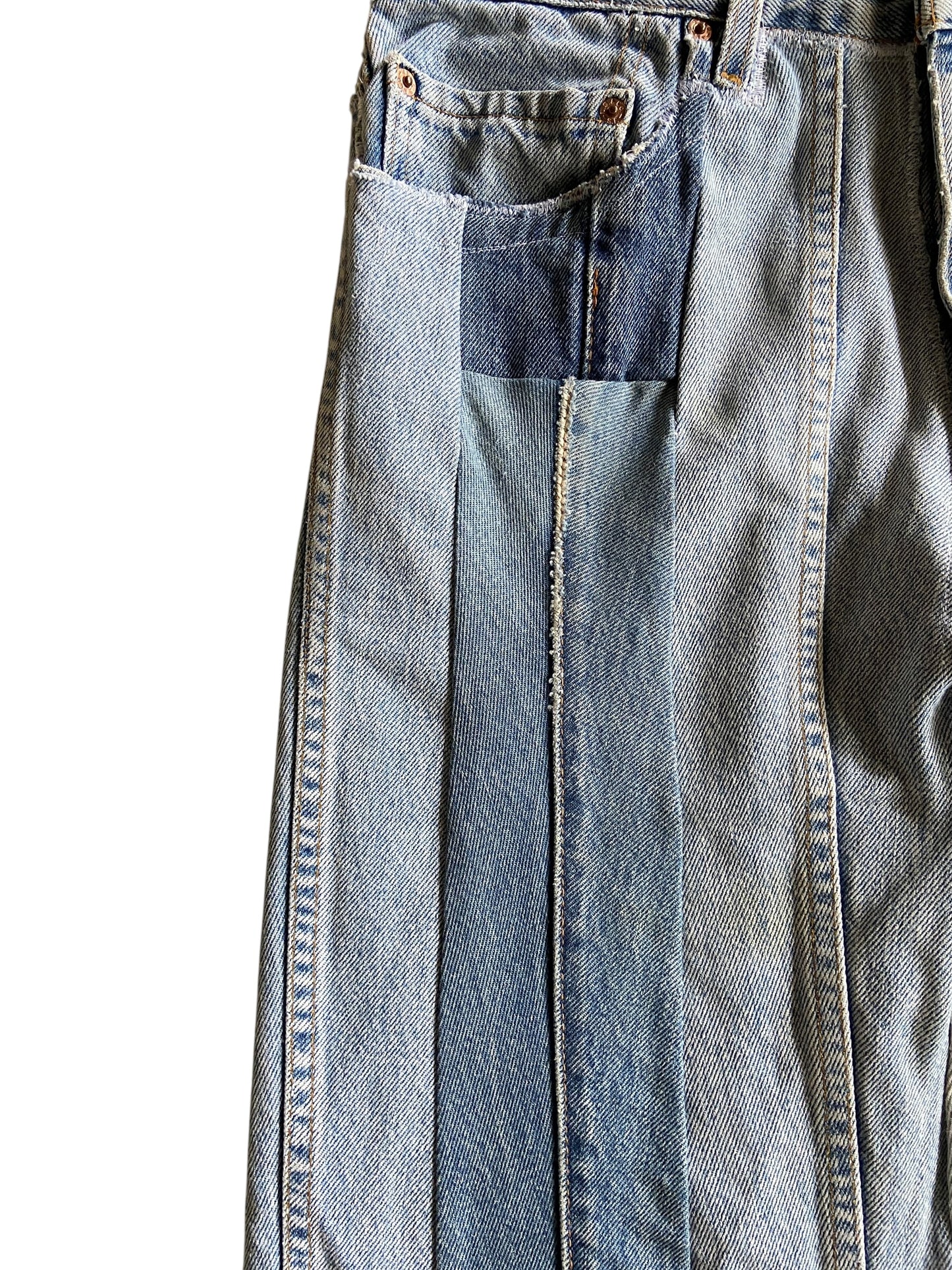 Reworked Heavy Denim Jeans by david turner
