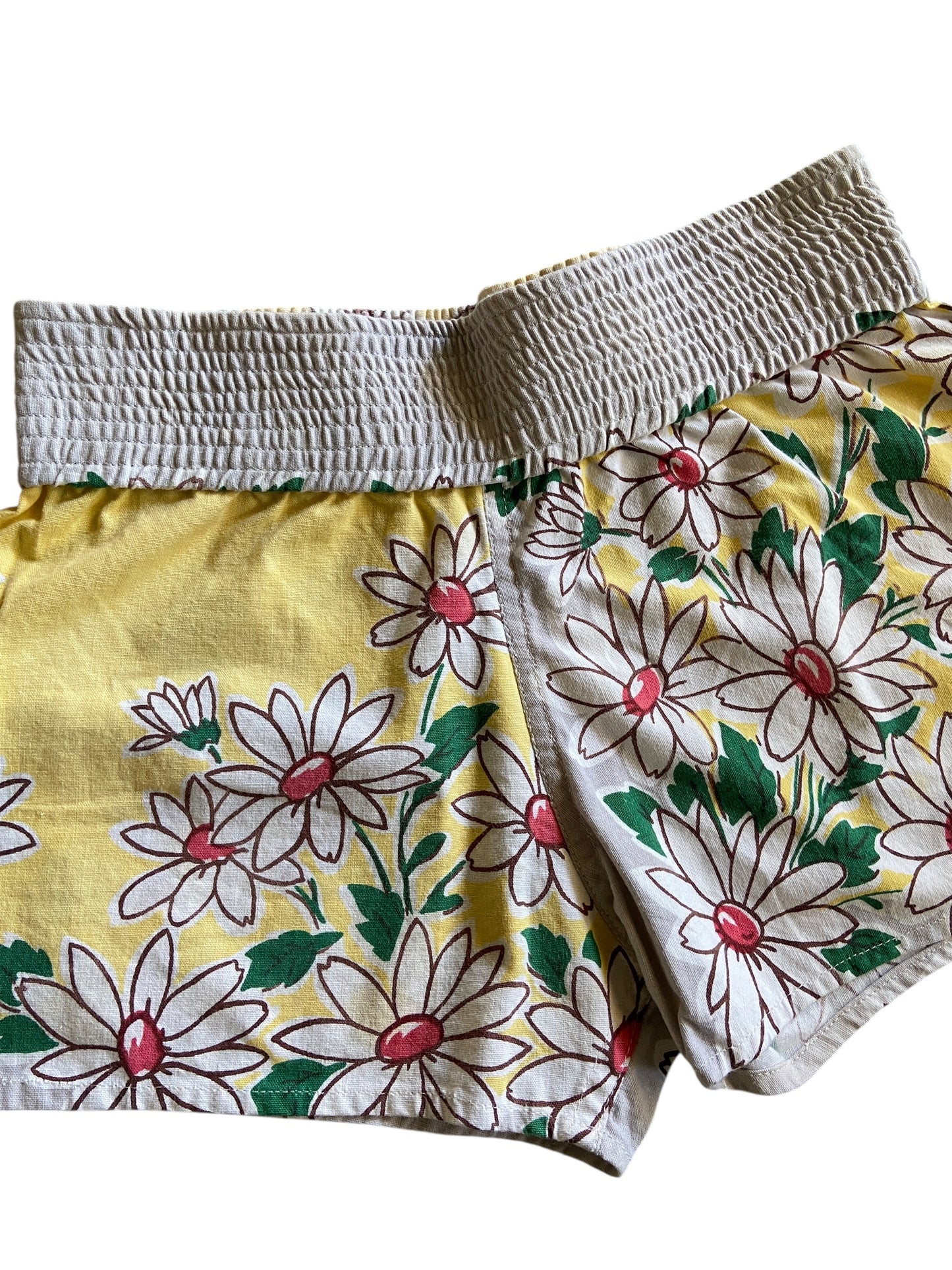 Reworked Muy Thai Shorts Spring Flowers by david turner