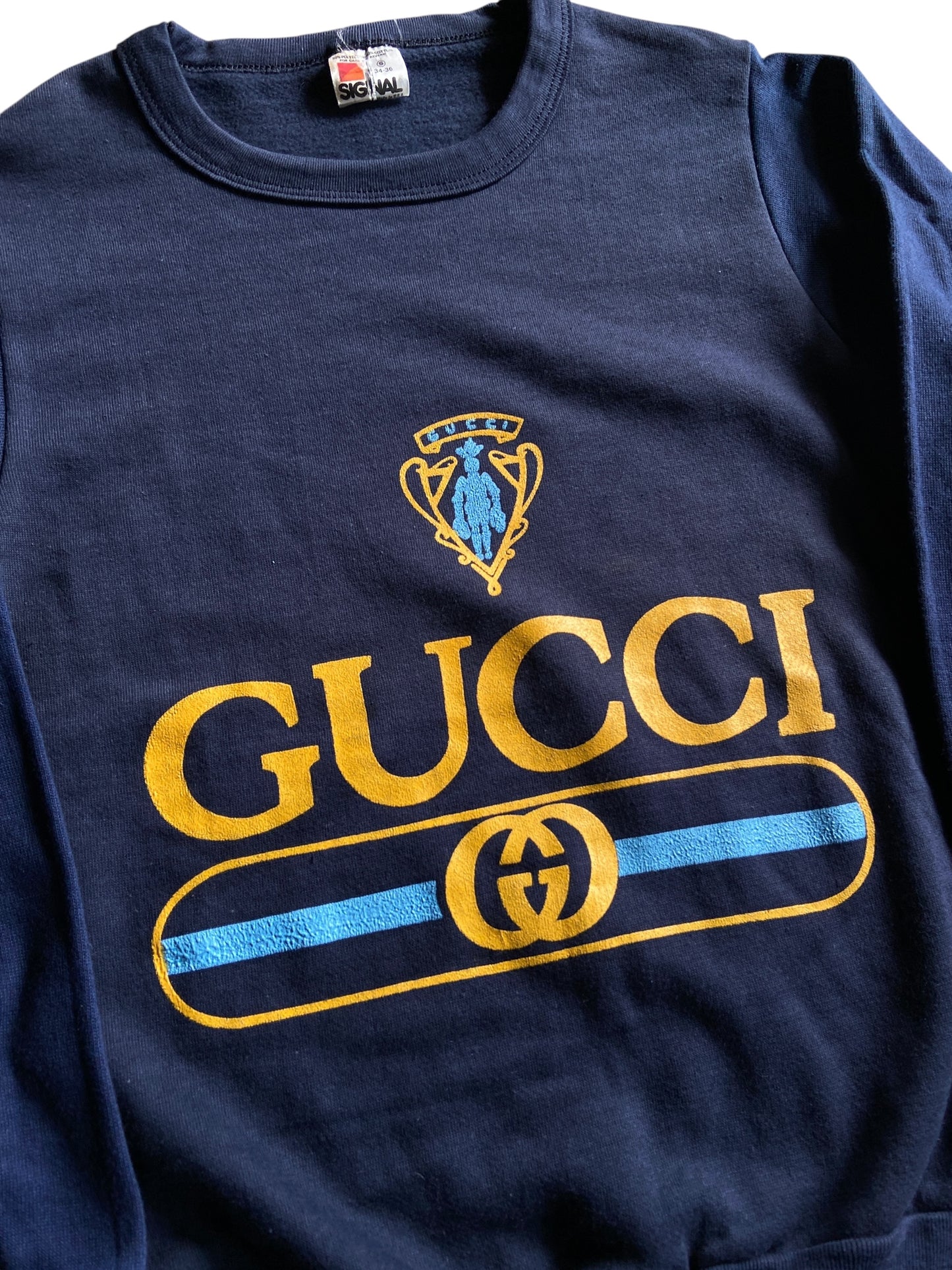 VTG 1990s Gucci Bootleg Sweatshirt Sz XS