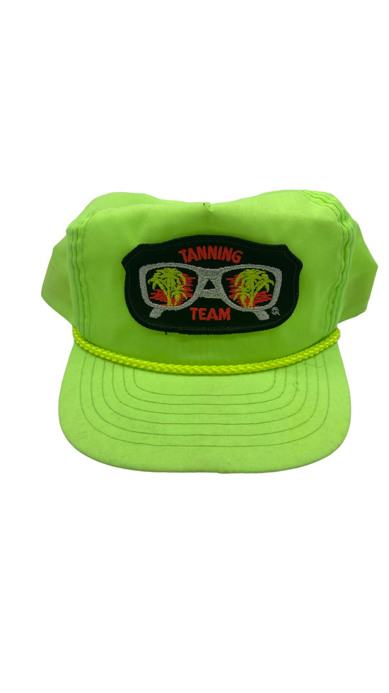 VTG Tanning Team Neon Snap Back Hat