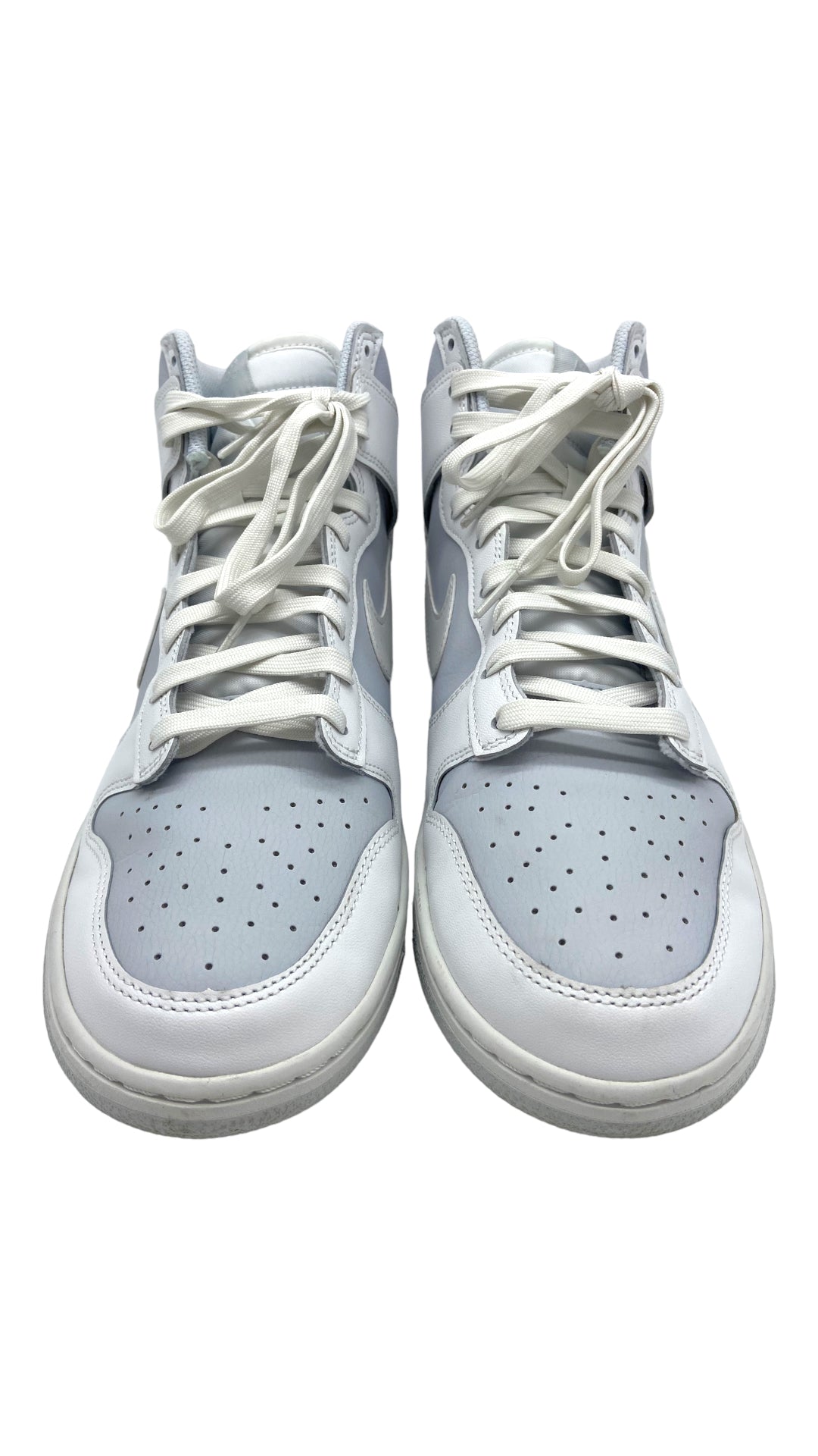 Load image into Gallery viewer, Preowned Nike Dunk High Summit White Pure Platinum Sz 12.5
