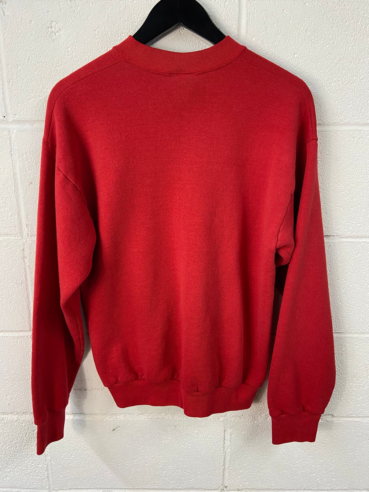 Load image into Gallery viewer, VTG Red Mickey Crewneck Sweater Sz M
