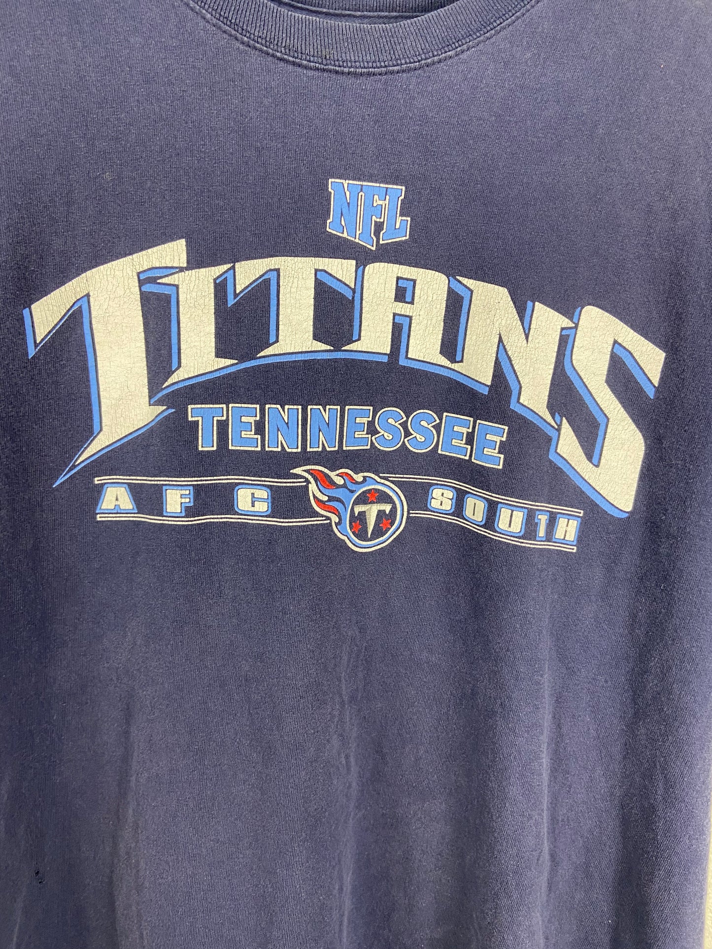 VTG Tennessee Titans AFC South Navy Tee Sz L/XL