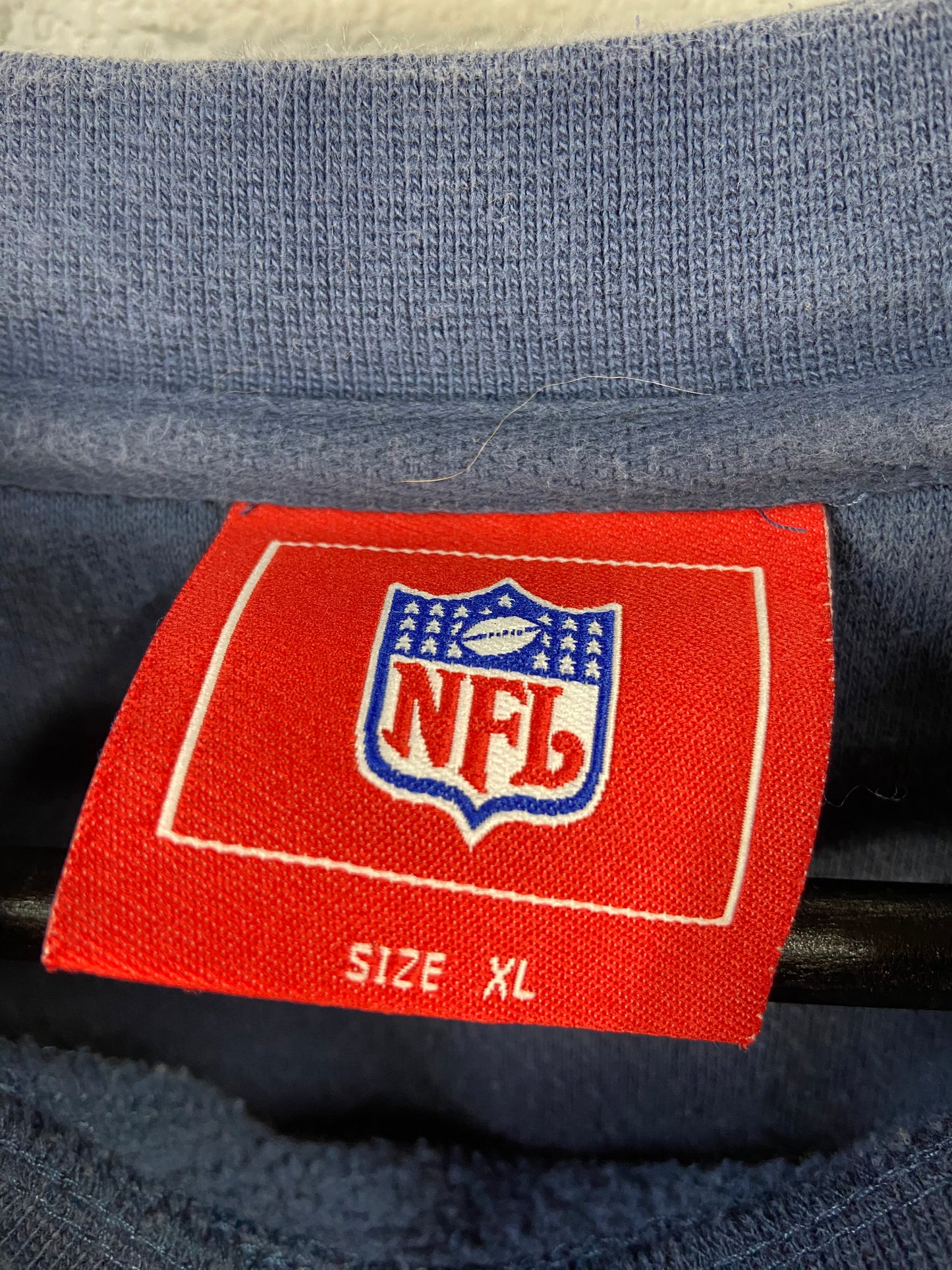 VTG Tennessee Titans Embroidered Big Logo Crewneck Sz XL