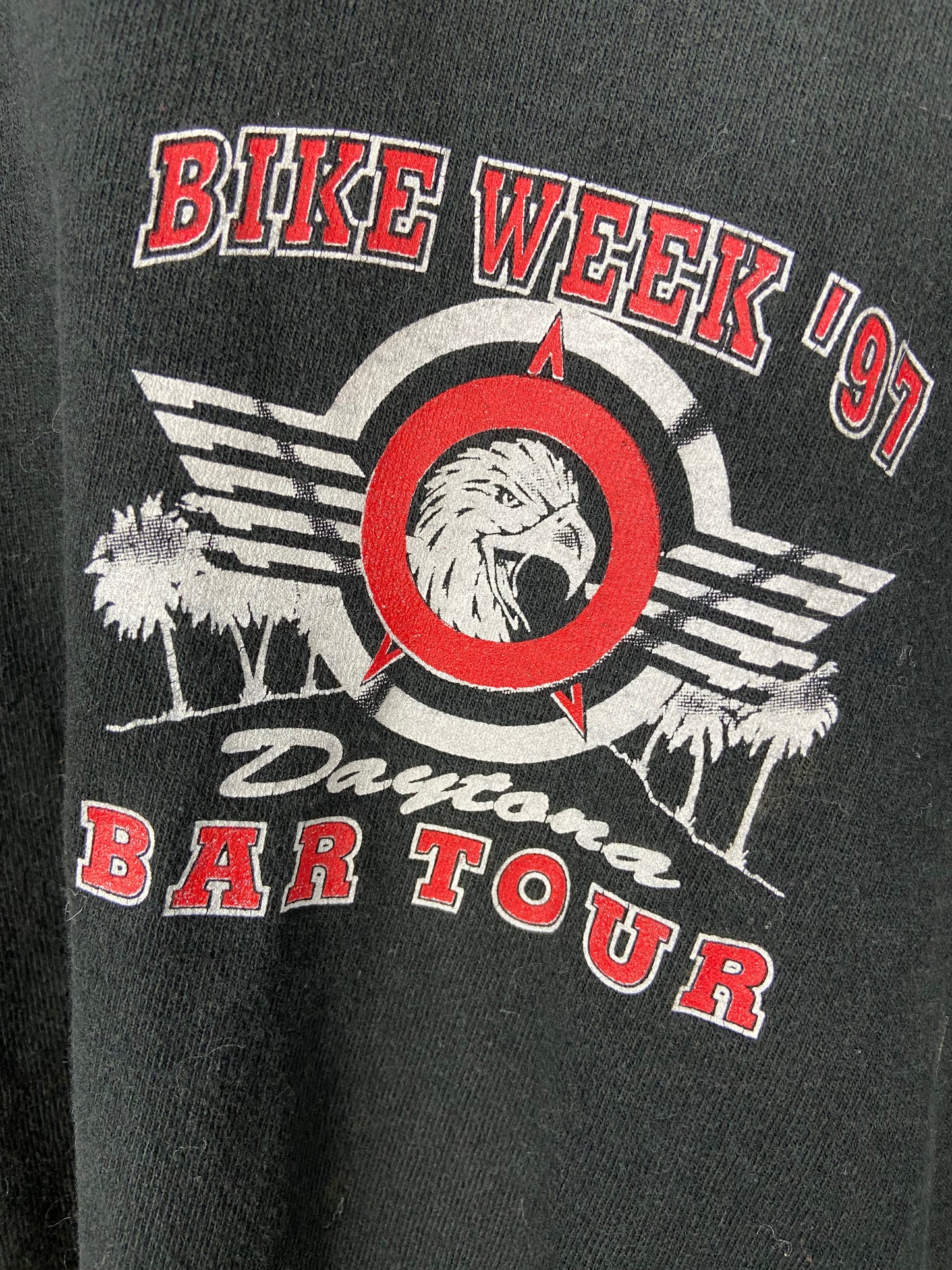 Load image into Gallery viewer, VTG Bike Week Daytona Bar Tour Tee Sz S/M
